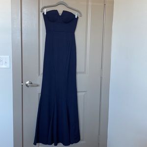 Navy blue formal gown